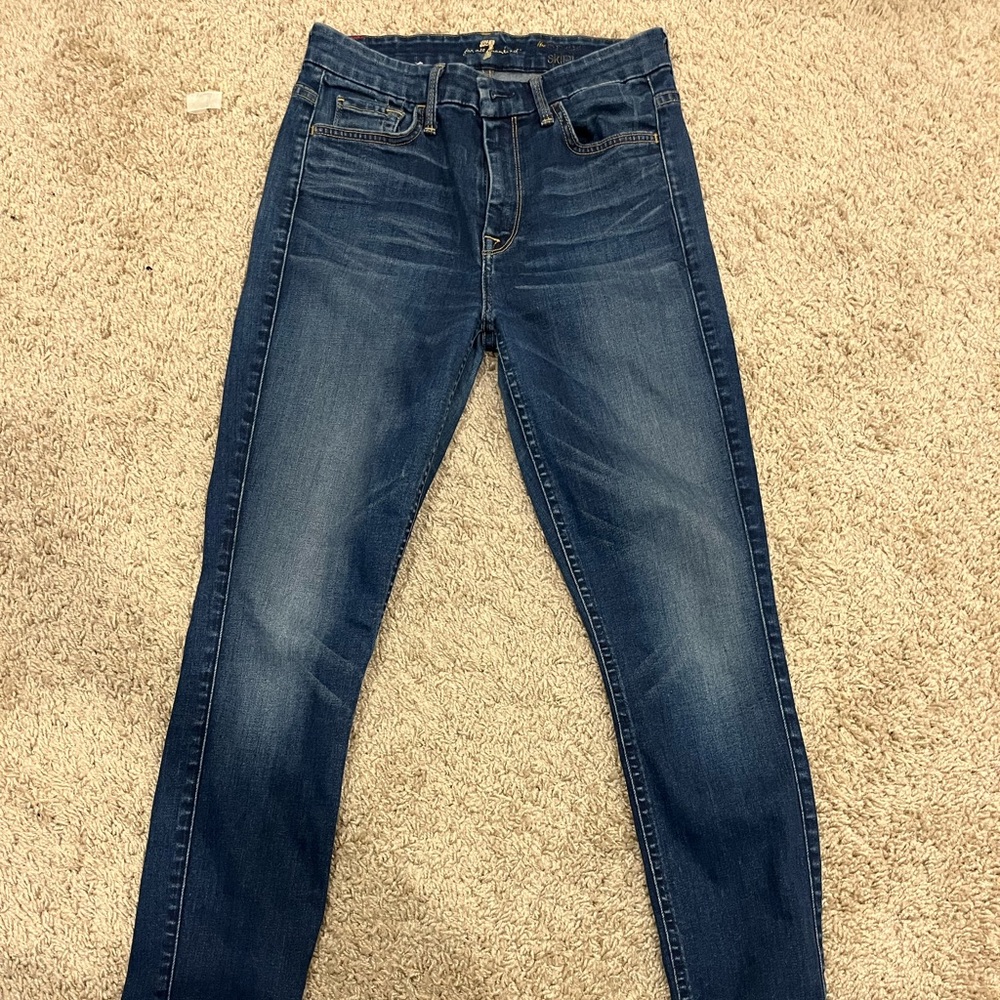 7 for all mankind Jeans size 28 skinny with stretch